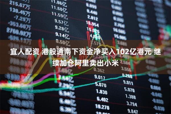 宜人配资 港股通南下资金净买入102亿港元 继续加仓阿里卖出小米