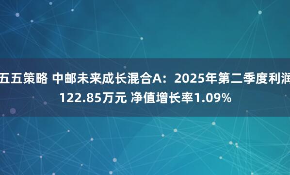 五五策略 中邮未来成长混合A：2025年第二季度利润122.85万元 净值增长率1.09%